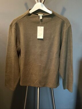 Olive Green Crewneck Sweater